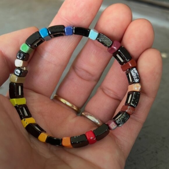 Roxanne Assoulin Rainbow Enamel Bracelet - Picture 4 of 8